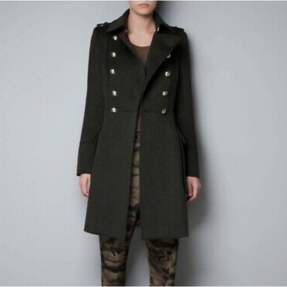 Zara wool blend coat